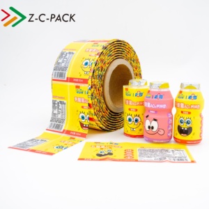 Tùy Chỉnh Pet Thu Nhỏ Nhãn Chai Co Phim Tay Áo In Ấn Nhãn Nhiệt Thu Nhỏ Bọc Cho Nước Uống Đồ Uống Chai - Product Image 4