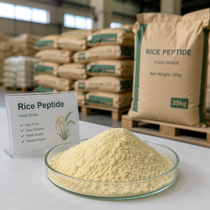Poudre de collagène de riz en gros, extrait végétal, riche en protéines, qualité alimentaire, soluble dans <span class=keywords><strong>l</strong></span>'eau pour complément nutritionnel et boisson - Product Image 6