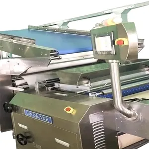 HUAJI Stainless Steel Nut Oreo Cookies Wheat Biscuit Printing Machine in China