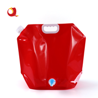 Pochette en plastique personnalisée de 5 litres pour bec verseur de boisson, sac d'emballage avec robinet