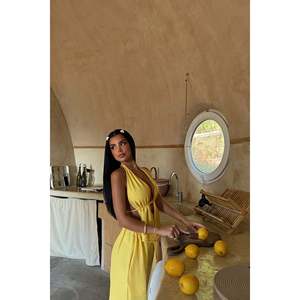 ชุดเซ็ตผู้หญิงสีเหลือง Lorenza ชุดทีมสุดหรู - Product Image 4