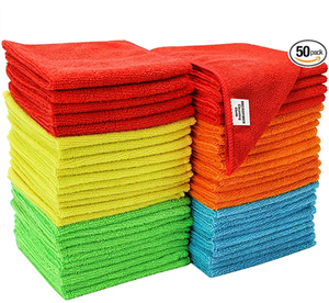 Đa-Chức Năng Sợi Nhỏ Làm Sạch Vải Gói Của 50 Mềm Mại Và Lint-Miễn Phí Dệt Khăn Cho Xe Nhà Bếp Làm Sạch Biểu Tượng Tùy Chỉnh - Product Image 1