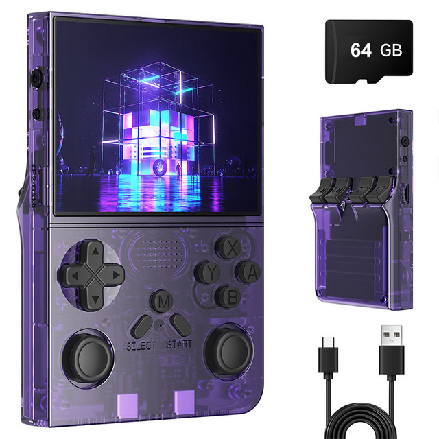 HX Retro Wireless Handheld Gaming Console for Children-Best Christmas Gift with 3.5" Screen 20000 Games Handheld Game Console