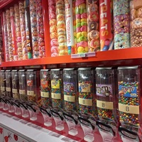 Distributeur de céréales mural, distributeur de nourriture en vrac pour l'affichage en magasin d'épicerie