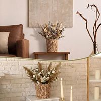 4 paniers tissés pour plantes, paniers de rangement en rotin tissé de style bohème pour la décoration et le rangement de la chambre et du salon
