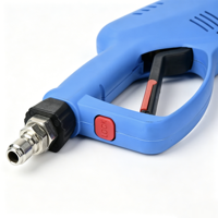 Pistolet Canon à Mousse pour Nettoyeur Haute Pression avec Adaptateur en Laiton Auto-Verrouillant à Entrée Pivotante, Pulvérisateur de Mousse pour Lavage Automobile, Compatible avec Plusieurs Nettoyeurs