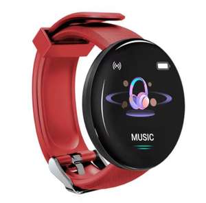 Reloj inteligente D18 para hombres, mujeres, Fitness, IP67, resistente al agua, compatible con Android IOS - Product Image 3