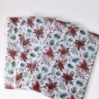 100 pièces de papier de soie à motif étoile de Noël, 19,7x13,7 pouces pour le rembourrage des sacs cadeaux, l'emballage cadeau, la décoration de fête de Noël