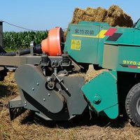 Nouvelle Innovation ZIZHU 9YFD-2.23 Presse à balles carrées à double nouage, largeur de ramassage 2230 mm, haute productivité pour ensilage de tiges de maïs hachées