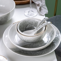 Service de vaisselle pour 12 personnes, gaufrage vert citron, service d'assiettes de cuisine colorées, vaisselle de table en grès, 16 pièces 72 pièces