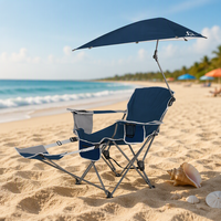 Chaise pliante d'extérieur légère en bois massif, idéale pour la plage, le camping, la pêche, le jardin, la détente, avec logo personnalisé, emballage pour projets - Vente chaude