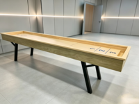 Table de shuffleboard professionnelle FEIFAN de haute qualité, 9 pieds, 10 pieds, 12 pieds, 14 pieds, table de shuffleboard en bois massif