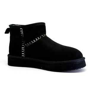 Nuovi stivali da neve invernali alla moda da <span class=keywords><strong>donna</strong></span> personalizzati con <span class=keywords><strong>anelli</strong></span> in pile tagliati per tenere al caldo e scarponi da neve Casual antiscivolo da <span class=keywords><strong>donna</strong></span> - Product Image 3