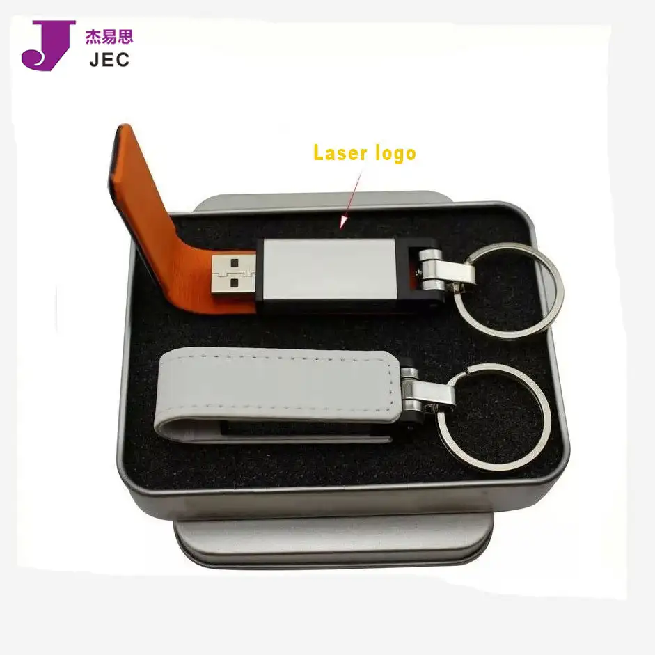 Leather USB Flash Drive With 2.0 Memory Stick Model JEC-400
