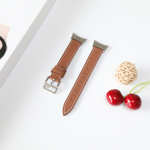Correas de reloj curvadas para <span class=keywords><strong>Samsung</strong></span> Galaxy <span class=keywords><strong>Watch</strong></span> 4, correa de cuero genuino de 40mm, novedad de <span class=keywords><strong>2022</strong></span> - Product Image 3