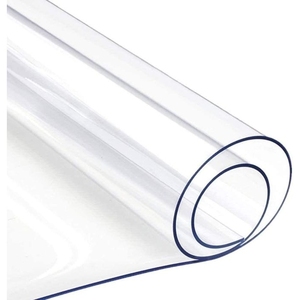 Rouleau de feuille de PVC souple transparente, film plastique haute transparence, épaisseur personnalisée pour l'emballage, l'impression et les présentoirs publicitaires - Product Image 1