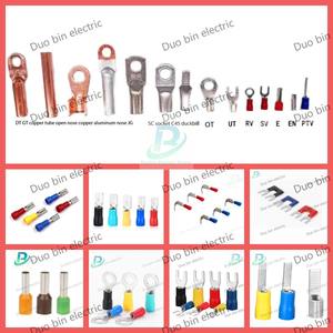 सयुक्त किट 480/300/280 पीसी 150 वी रेटेड इंसुलेटेड इलेक्ट्रिकल वायर स्पैड बट रिंग फोर्क प्लास्टिक क्रिम्प लुग टर्मिनल - Product Image 5
