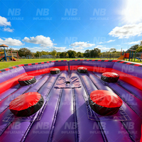 Toro Mecánico Inflable Personalizado para Niños, Juego de Rodeo para Parques Infantiles, Material de PVC, Tamaño Personalizado, Fácil de Instalar