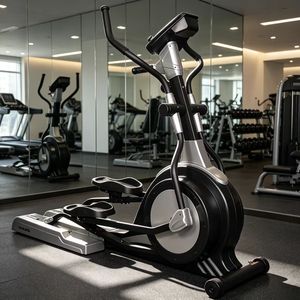 Bicicleta Elíptica Magnética de Múltiples Intensidades con Pantalla de Botones, Diseño Compacto y Delgado, Bajo Nivel de Ruido, para Uso Doméstico - Product Image 4