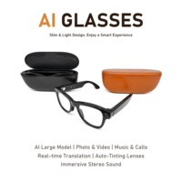Lunettes Intelligentes avec Caméra 8MP, Recherche Visuelle Wi-Fi, Étui de Recharge Inversée, Appel Vocal Bluetooth, Traduction IA, Lunettes de Soleil Intelligentes
