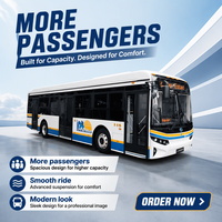 Bus urbain de luxe de 11 m avec 30 sièges à conduite à gauche, bus électrique automatique de 40 places, type de conduite à gauche personnalisé