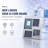 Module système embarqué Edge AI Core Board Dual Gigabit EIQ Neutron NPU 4GB LPDDR5 32GB EMMC MIPI CSI Linux Yocto N.XP I.MX95