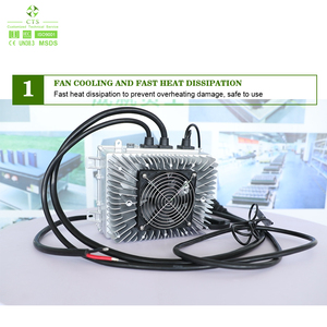 CTS 600W 800W 1400W 2000W IP67 12V~96V 10A~25A ≥93% Eficiencia Inteligente para Carrito de Golf EV - Product Image 1