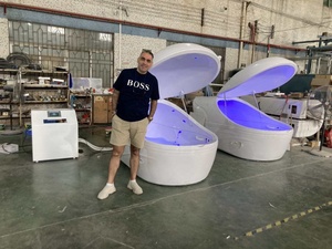2024 nuevo gran agua salada flotante nadar dormir acostado estilo meditación hidrosensorial privación aislamiento tanque vaina bañera para el hogar - Product Image 6