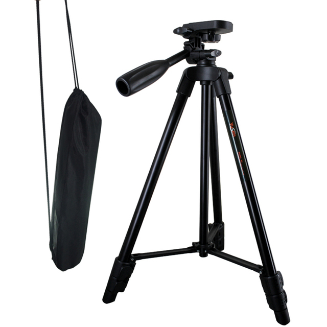 Aluminum Professional Overhead Lightweight Tripod Portable Travel Adjustable Dslr Camera Tripod for Phone