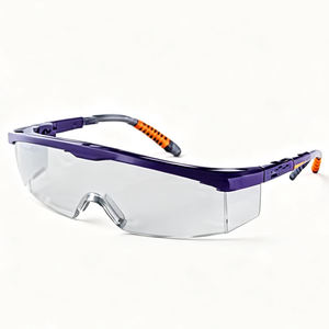 軽量防曇安全メガネ ハーフフレーム フルラップアラウンドシールド - Product Image 4