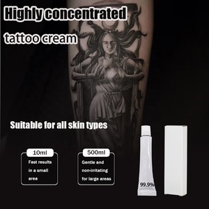 Crema para Tatuajes Orgánica Premium de 10G - Fórmula Hipoalergénica con Aloe Vera para Piel Sensible, Curación con Máquina PMU - Product Image 2
