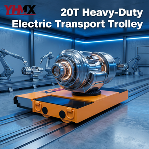 Motorized 20T 50T Remote Controlled Industrial Heavy Duty Load Moving System Plant Handling Machinery Roller Machine Skate
