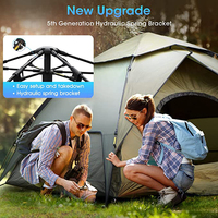 Tentes de camping pliables ultralégères personnalisées imperméables automatiques en forme de dôme pour la plage, le glamping et le camping en plein air, OEM Khemah Zelt Carpa Barraca