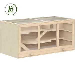 Cage à cobayes de luxe personnalisée avec logo LG de haute qualité, maison en bois rafraîchissante pour hamster, grande cage à hamster, cage à hamster mignonne - Product Image 1