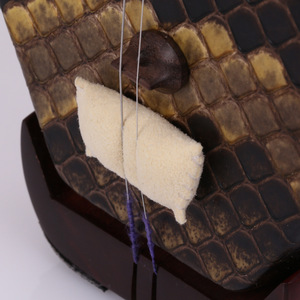 Almohadilla de cuero para silenciador de violín, accesorio práctico para instrumentos de cuerda - Product Image 2