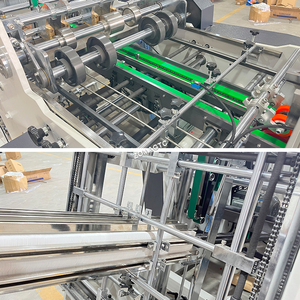 Automática Lunch Box Making Machine Take Away Food <span class=keywords><strong>Cardboard</strong></span> Burger Boxes Making Machine para fazer pequena caixa de papel - Product Image 4