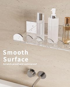 Tùy Chỉnh Lucite Trẻ Em Nổi Kệ Sách Rõ Ràng 15.7 Inch <span class=keywords><strong>Acrylic</strong></span> Kệ Sách Cho Tường Vườn Ươm Kệ Sách - Product Image 4