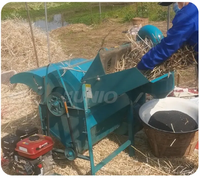 Machine à battre les haricots secs à haute efficacité, double batteuse, moissonneuse-batteuse, machine à battre les soja