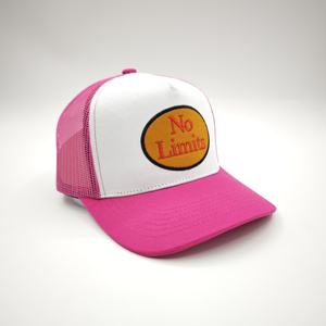 Richardson Style 112 Mesh Trucker Hat with Leather Patch and Custom Embroidery-Performance Cycling <b>Cap</b> - Product Image 2