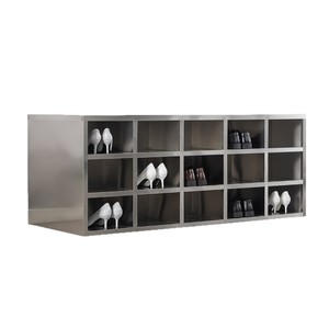 Armoire à <span class=keywords><strong>chaussures</strong></span> en acier inoxydable de qualité industrielle, anti-poussière, en métal, pour atelier - Product Image 4