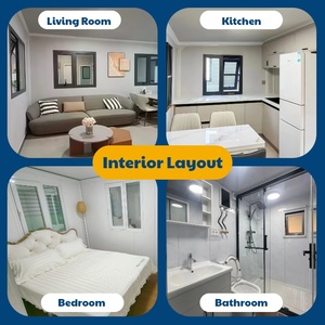 <span class=keywords><strong>Maison</strong></span> conteneur extensible à deux étages et double aile, prête à l'emploi, solution clé en main avec cuisine et salle de bain pour une vie de villa - Product Image 2