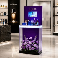 Présentoir de Comptoir Tinya OEM/ODM Personnalisé en Acrylique pour Publicité, Parfums, Maquillage, Soins de la Peau Haut de Gamme et Sérums Cosmétiques