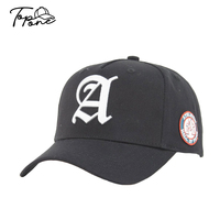 Gorro de Béisbol de 5 Paneles Negro de Alta Calidad, Gorra de Béisbol con Logotipo Bordado Personalizado de Algodón en Oferta para Hombre