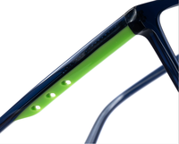 Gafas de Lectura con Montura Completa de Acetato Hechas a Mano, Color Laminado Cuadrado, Modernas, de Alta Calidad, Duraderas, Tamaño Pequeño, con Logotipo