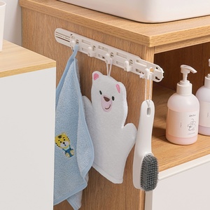 New Design Display Hook Hangers Drill-free Home Decors With <b>Wall</b> <b>Mount</b> Kitchen <b>Towel</b> Clip Hooks - Product Image 1