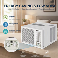 Climatiseur de fenêtre à fréquence variable 9000 12000 18000 BTU, unité tout-en-un à refroidissement seul, usage domestique et commercial PM02