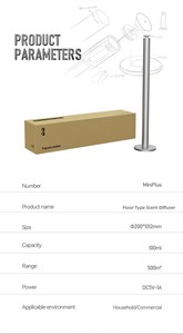 Diffuseur de Parfum de Luxe sur Pied, Machine à Arôme Intelligente sans Eau en Aluminium avec Contrôle par Application pour Grandes Surfaces - Product Image 4
