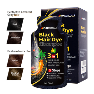 แชมพูเปลี่ยนสี<span class=keywords><strong>ผม</strong></span> OEM สีดำ ปิดผมขาว บำรุงเส้นผมให้เงางาม ใช้ได้ทุกวัน - Product Image 4