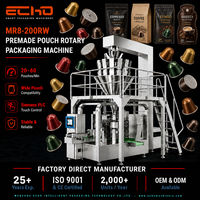 Mesin Pengemas Otomatis ECHO Premade Bag Pouch untuk Kapsul Kopi