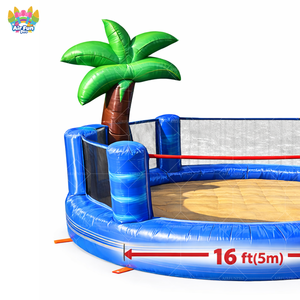 AirFunPro <span class=keywords><strong>Isla</strong></span> Inflable de PVC para Niños, <span class=keywords><strong>Castillo</strong></span> Interactivo Portátil para Interiores y Exteriores, Parque de Diversiones Inflable de PVC - Product Image 5